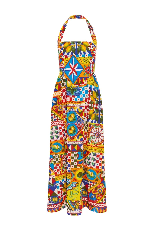 relaxed fit midi dress-LOCKLEA MIDI DRESS - PHAEDRA PRINT