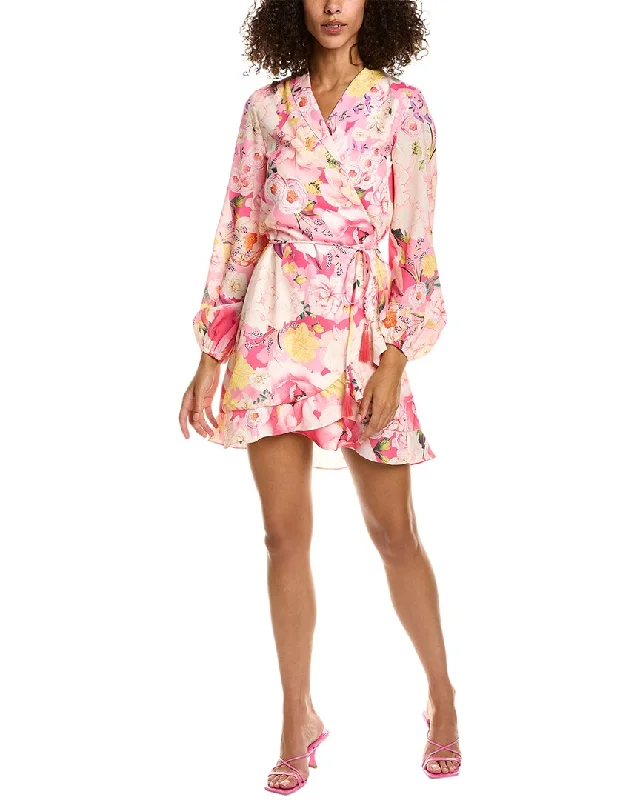 Wrap Style Mini Dress -Beulah Mini Wrap Dress