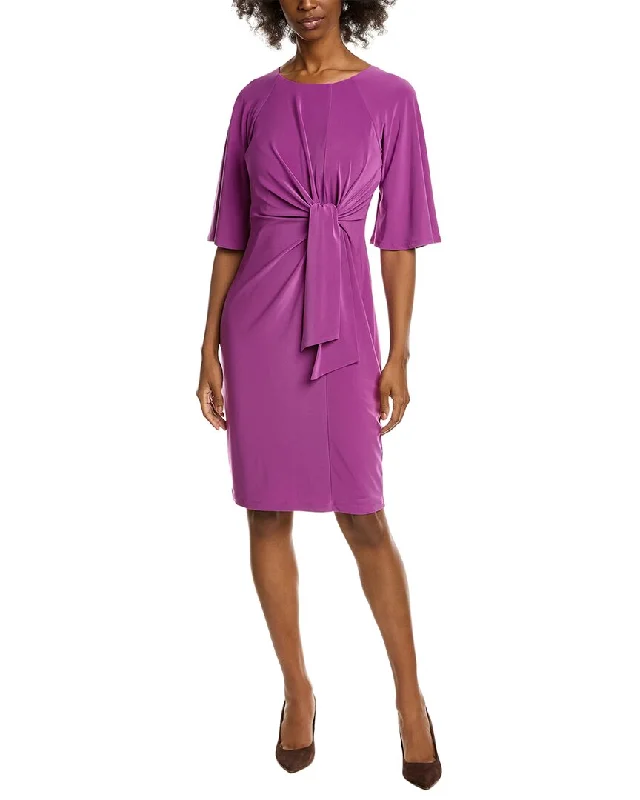 Wrap Style Mini Dress -Joseph Ribkoff Mini Sheath Dress