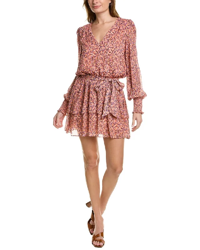 Wrap Front Mini Dress for Comfort -Ramy Brook Xian Mini Dress