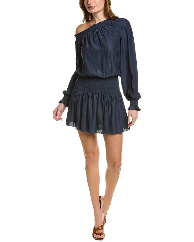 casual drawstring mini dress-Ramy Brook Janell Mini Dress