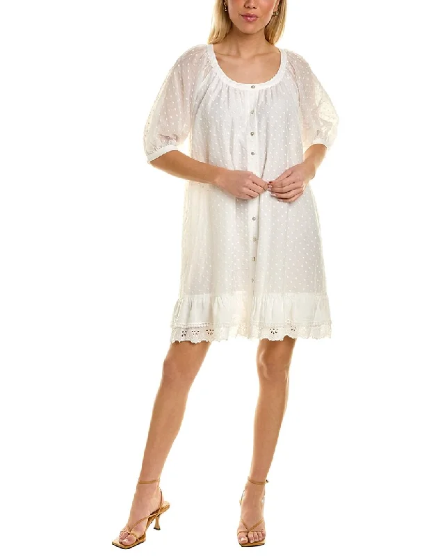 boho smocked mini dress-Johnny Was Marisol Mini Dress