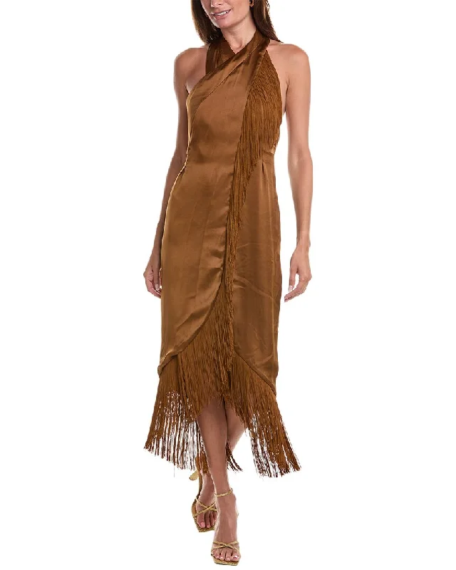 sparkly evening gown-BCBGMAXAZRIA Fringe Cocktail Dress